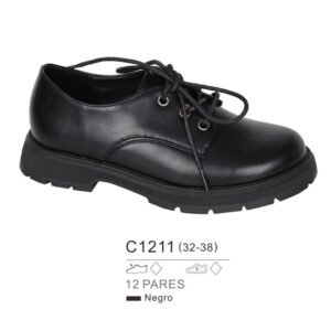 Zapatos de colegio niña con cordones